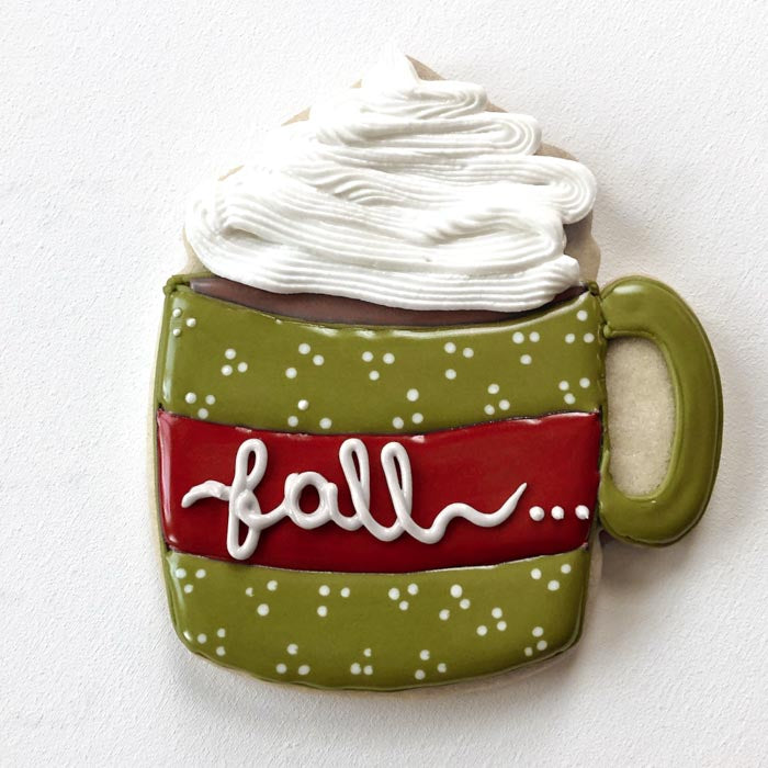 How to Decorate a Cocoa Mug Cookie for Fall