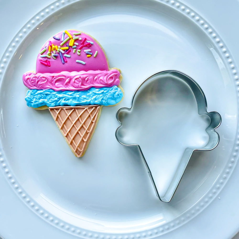 How to Decorate an Ice Cream Cone Cookie