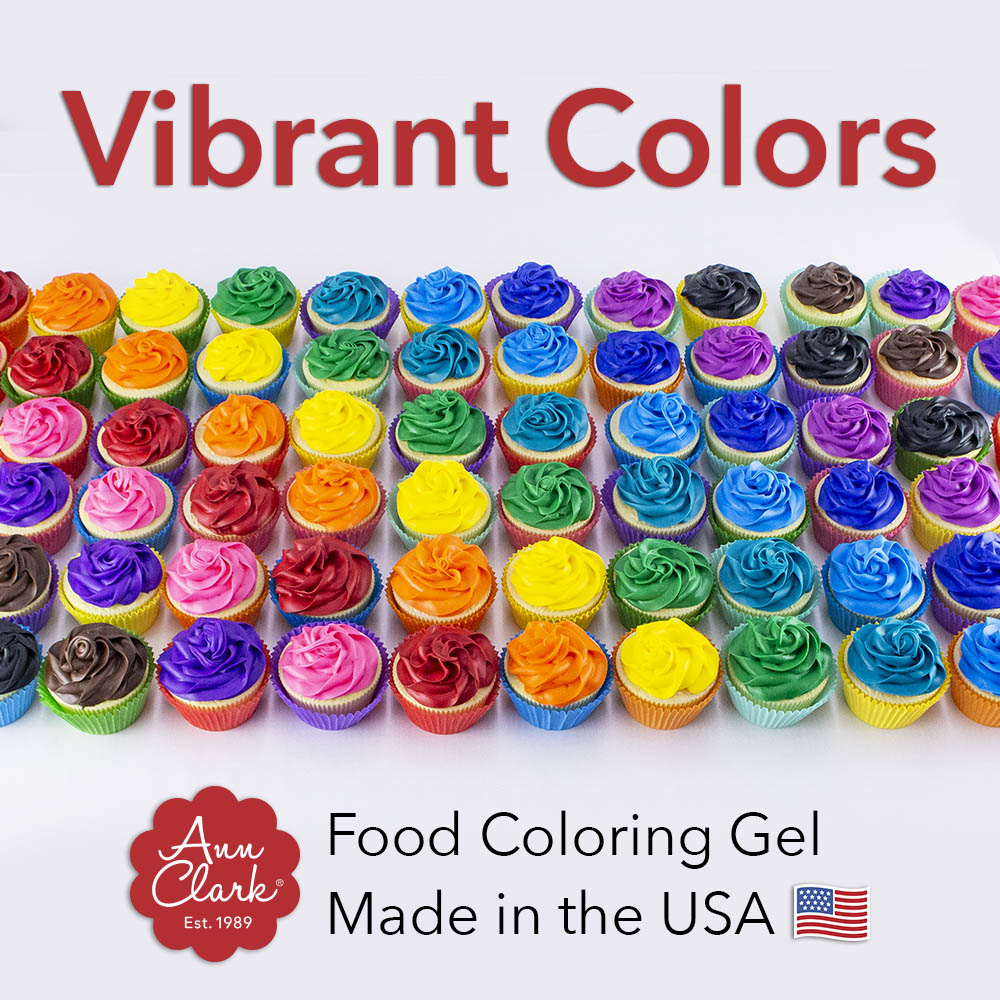 Ann Clark Food Coloring Gel 12-Color Set
