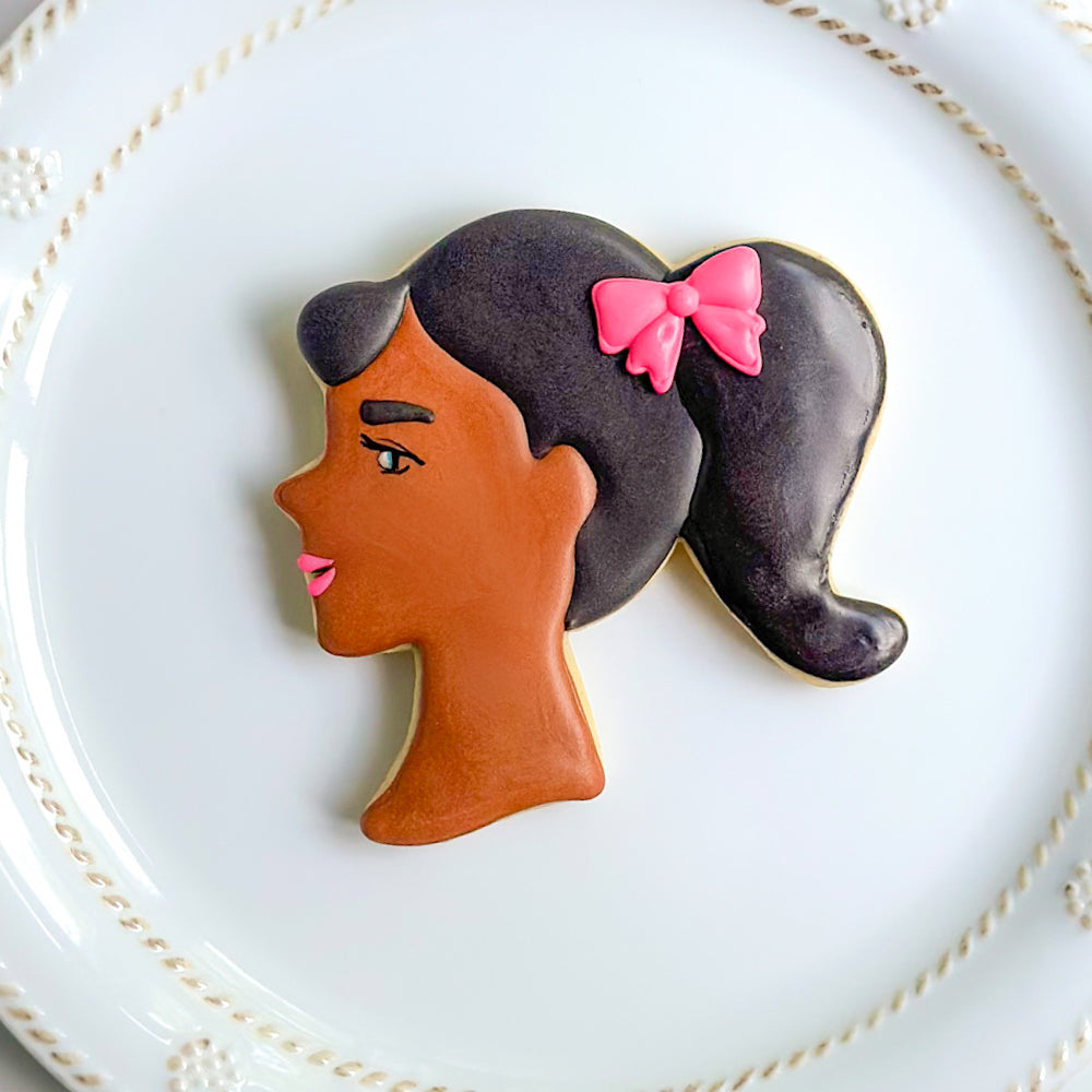 Fashion Doll Head Cookie Cutter