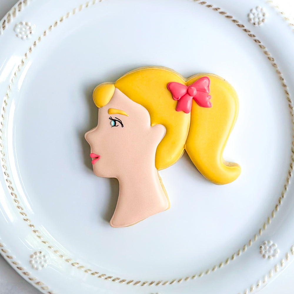 Fashion Doll Head Cookie Cutter