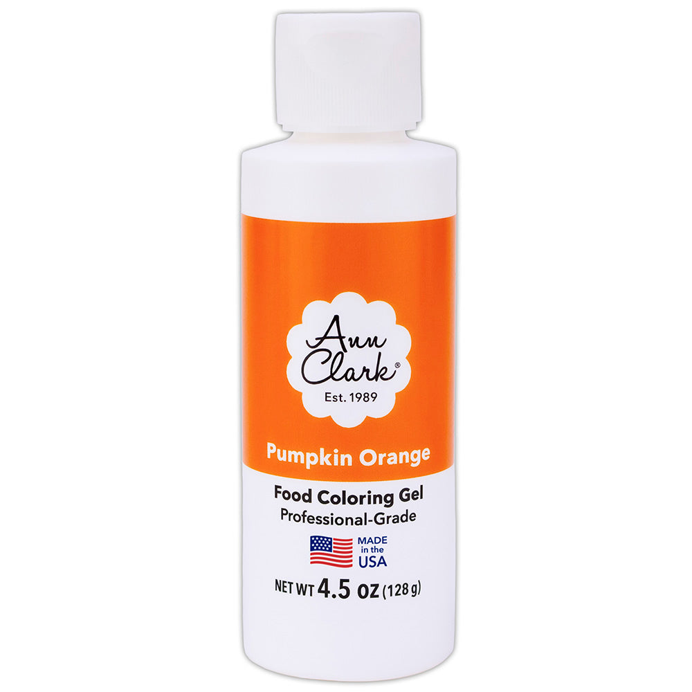 Ann Clark Pumpkin Orange Food Coloring Gel, Large 4.5 oz. Bottle