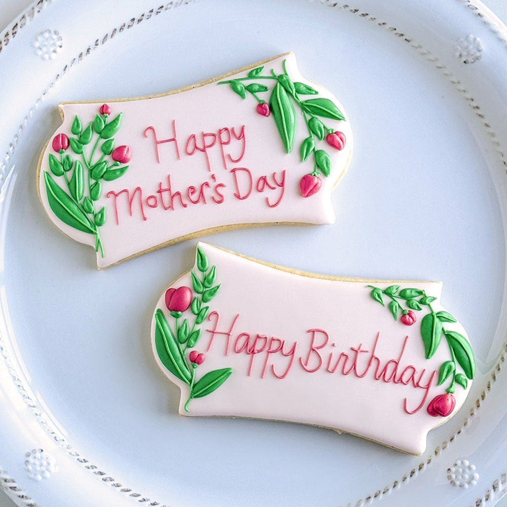 Large Long Plaque (From the Vault) Cookie Cutter, 5"