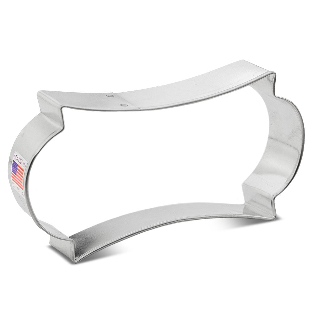 Large Long Plaque (From the Vault) Cookie Cutter, 5"