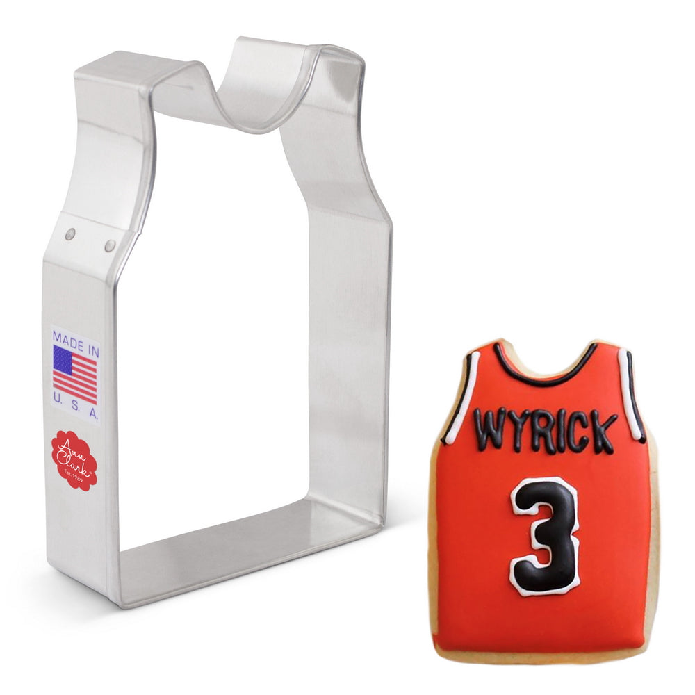 Sleeveless Basketball Jersey Cookie Cutter