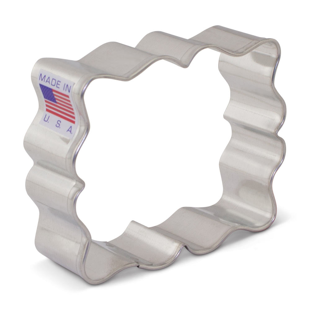 Small Fanciful Plaque Cookie Cutter