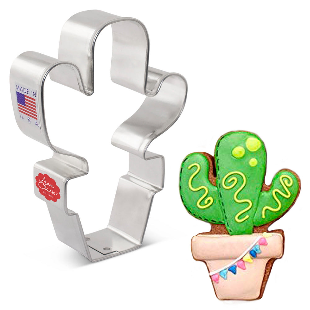 Potted Cactus Cookie Cutter