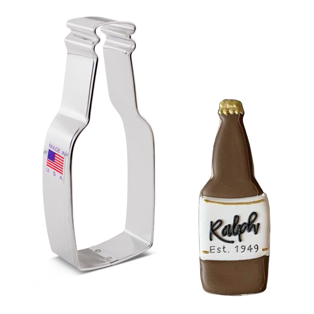 Ann Clark Latte Cup & Beer Stein Cookie Cutters 2-Piece Set - Made In USA, Fun Baking Shapes For Parties