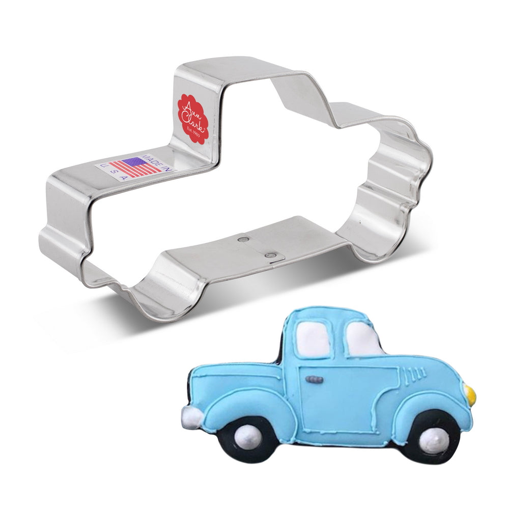 Ann Clark USA Made Camping Cookie Cutter Set - 3 Piece: Camper, Campfire, Vintage Truck