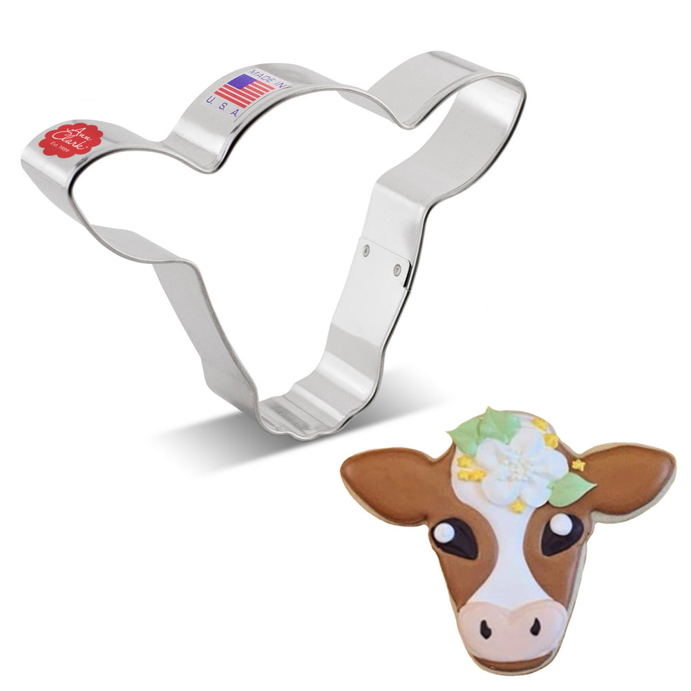 Cute Cow Face Cookie Cutter