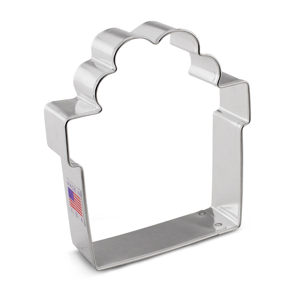 Present with Bow Cookie Cutter by Flour Box Bakery, 3.25"