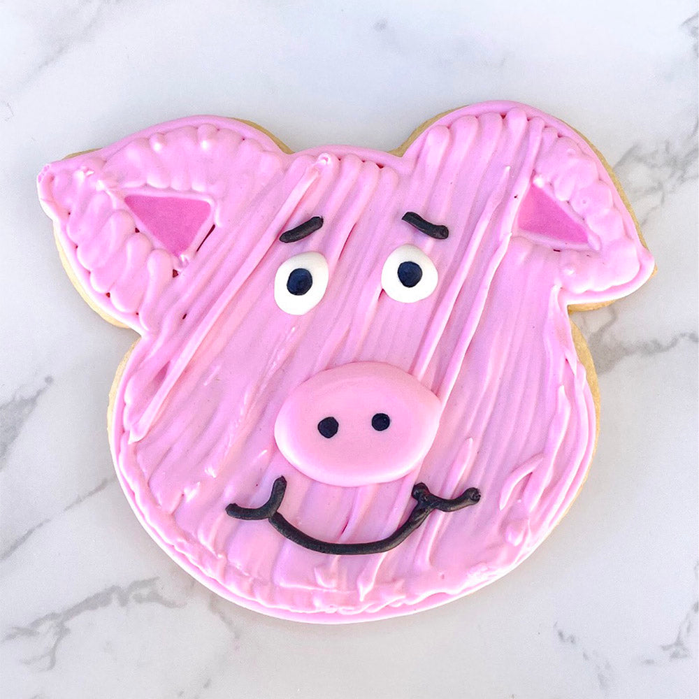 Pig Face Cookie Cutter, 4"