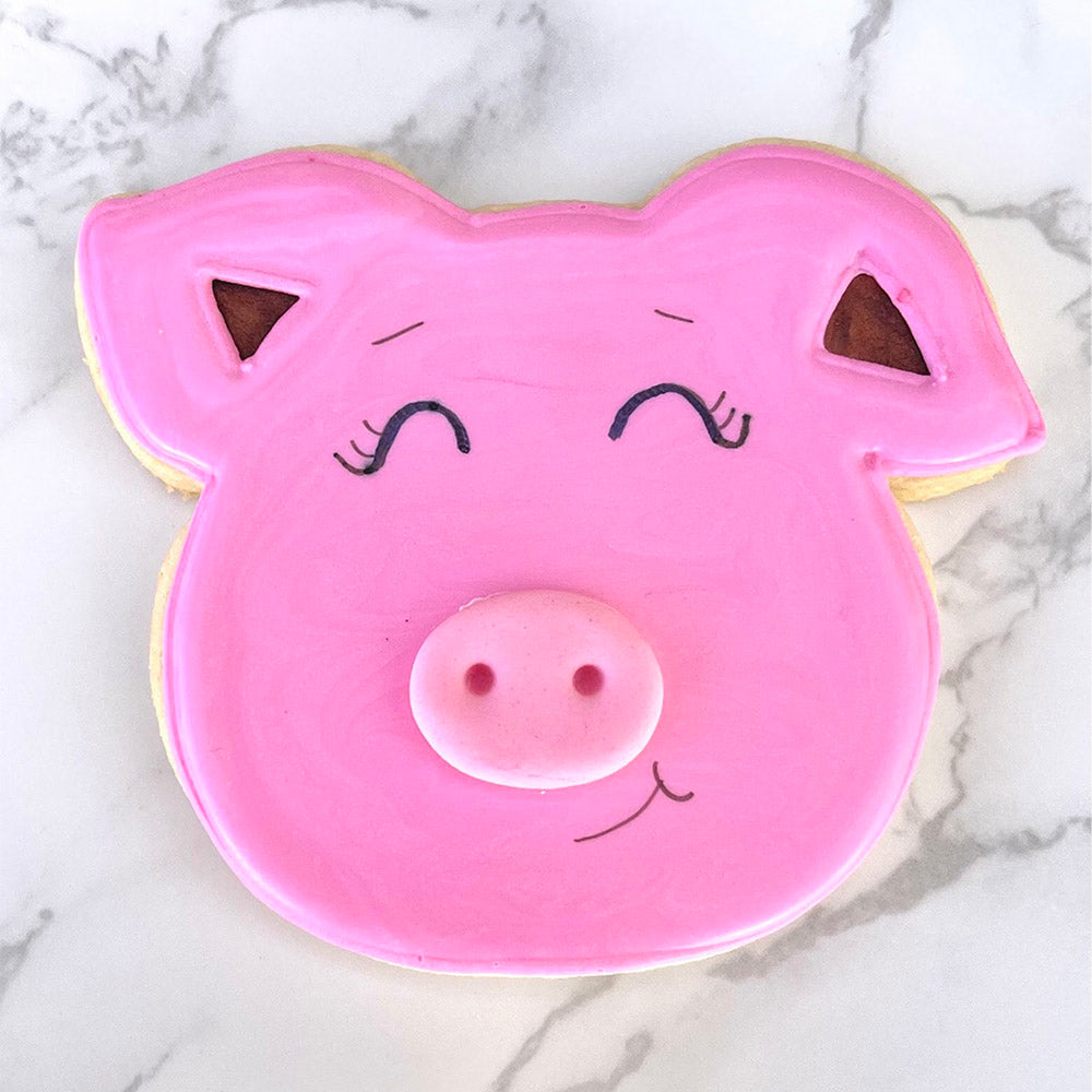 Pig Face Cookie Cutter, 4"