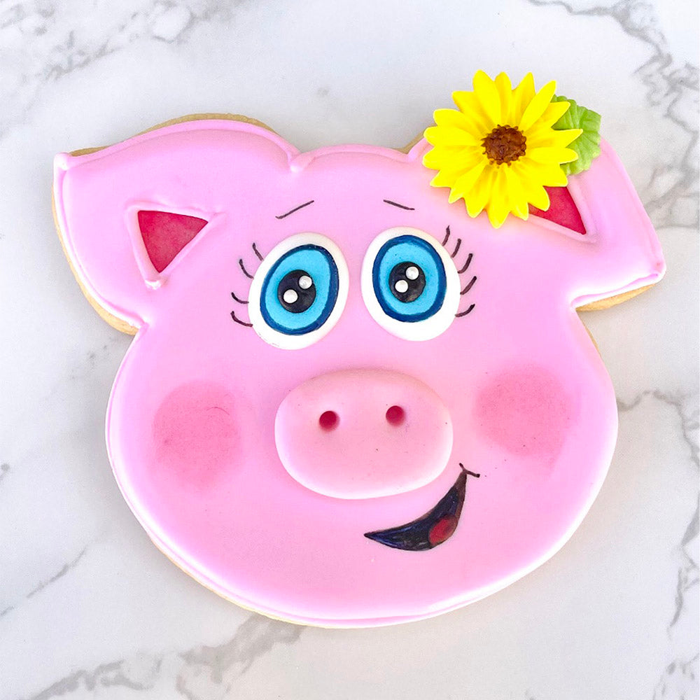 Pig Face Cookie Cutter, 4"