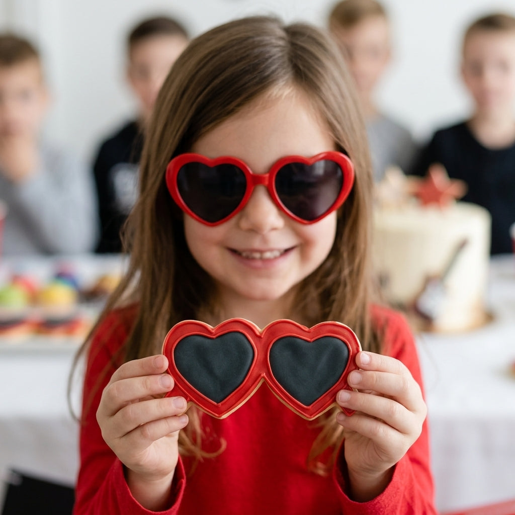 heart shaped goggles 4" Heart Sunglasses
