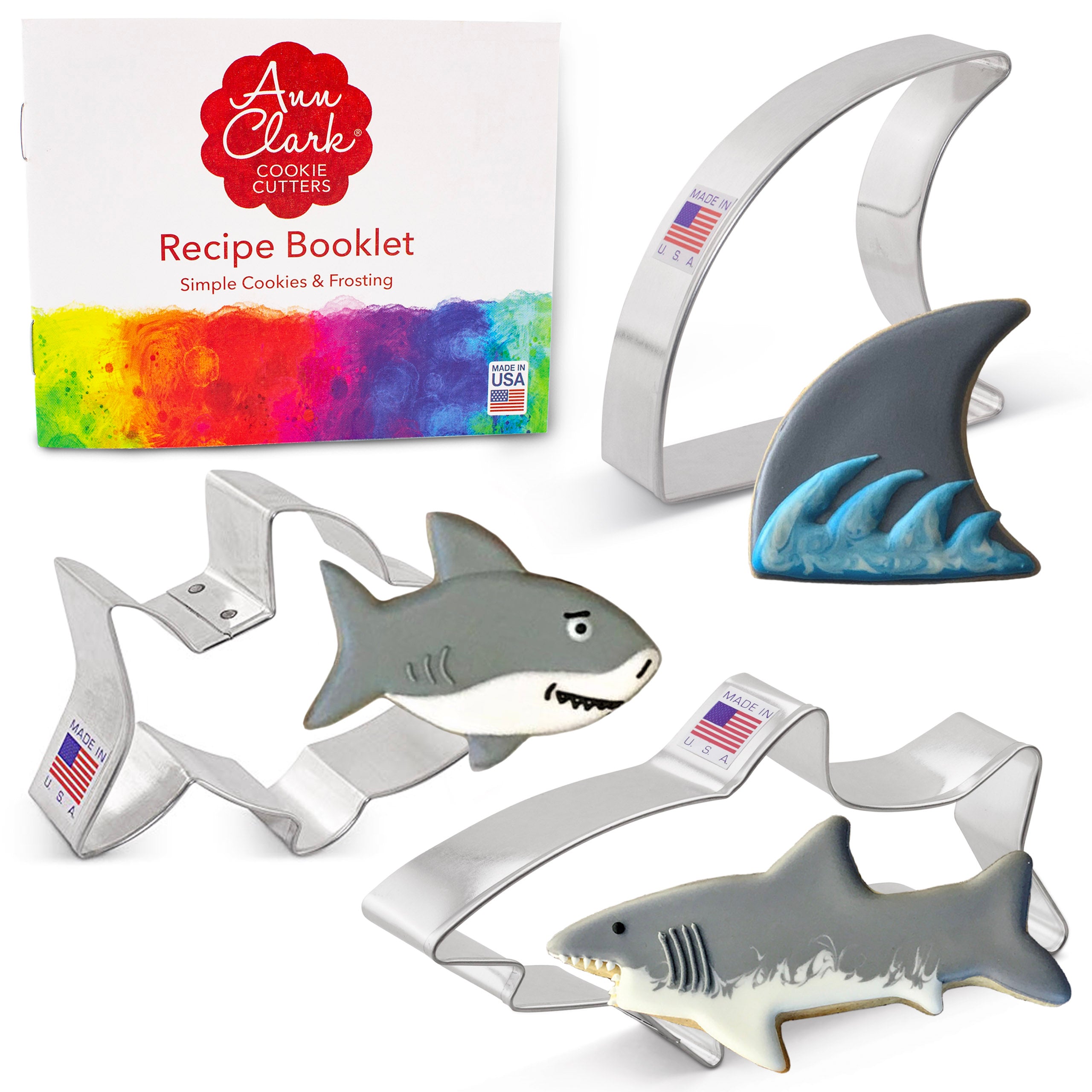 Shark Cookie Cutter 3 pc Set