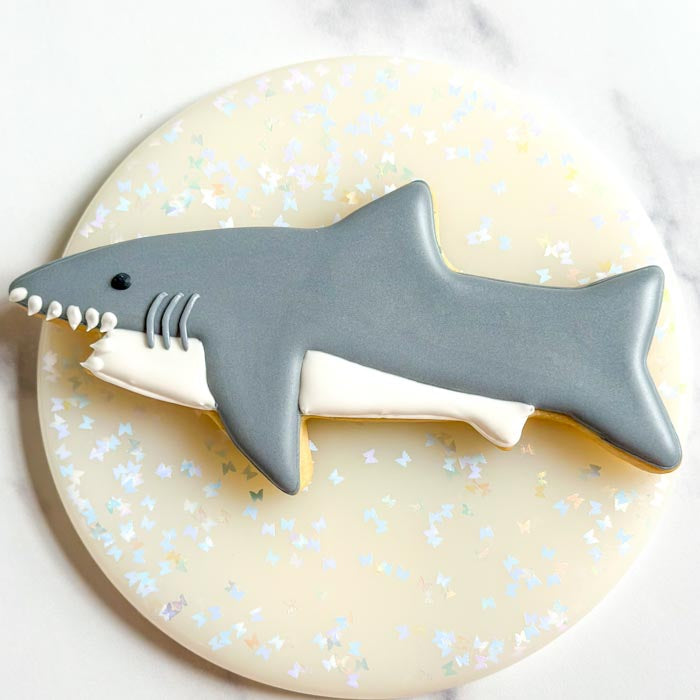 How to Decorate Great White Shark Cookies