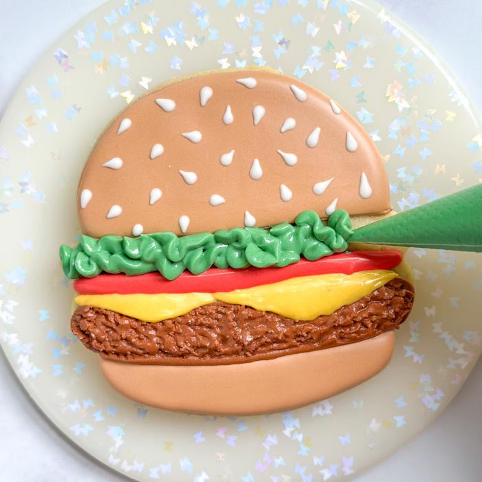 How to Decorate a Hamburger Sugar Cookie