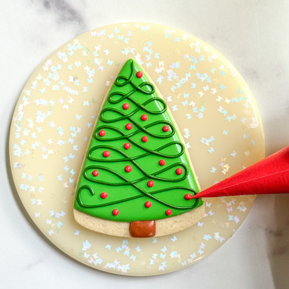 Classic Tree Cookie Decorating Tutorial | Ann Clark