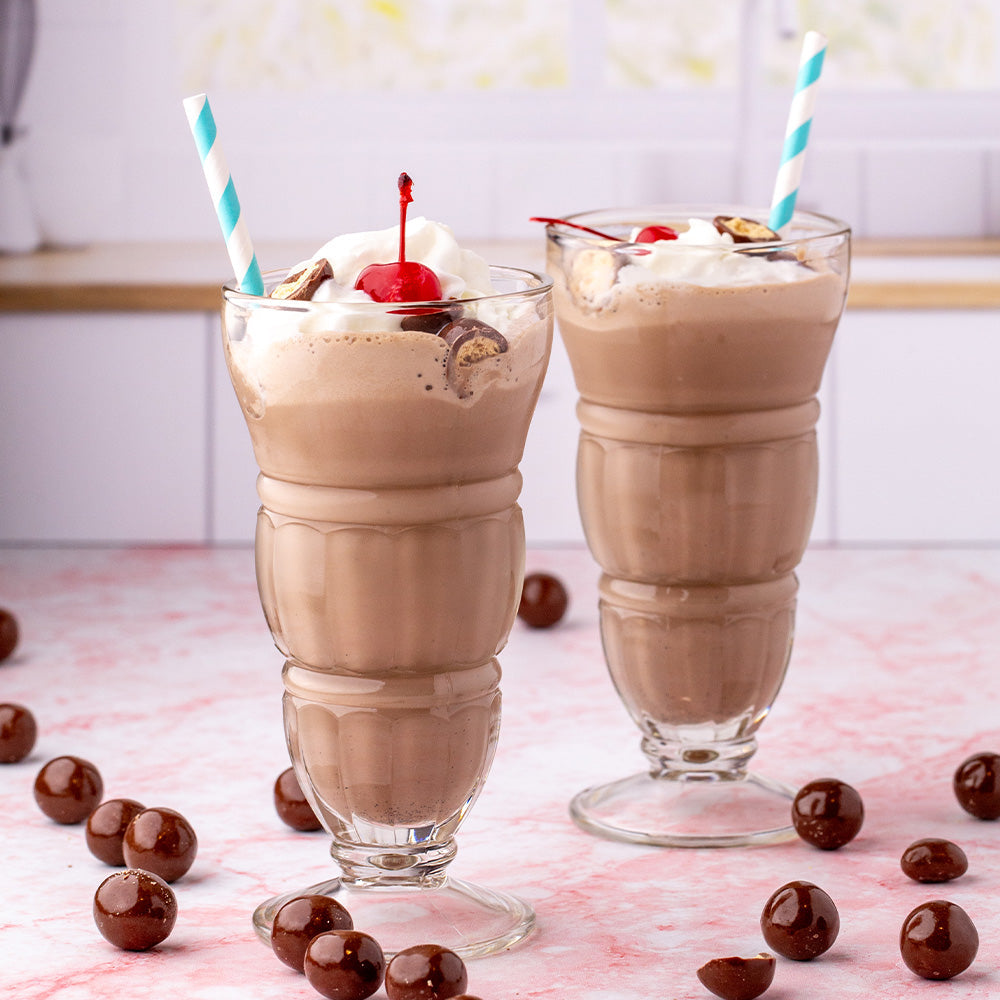 Chocolate Malted Milk Milkshake