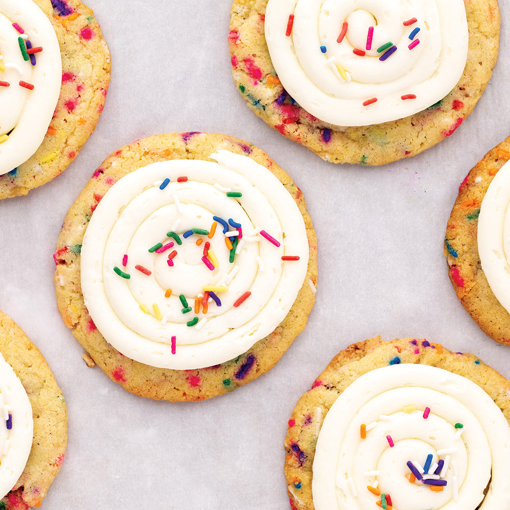 Birthday Cake Confetti Cookies