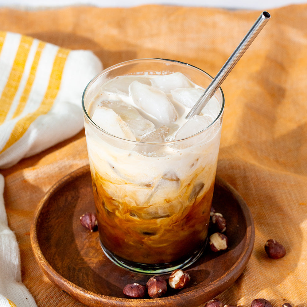 Hazelnut iced coffee