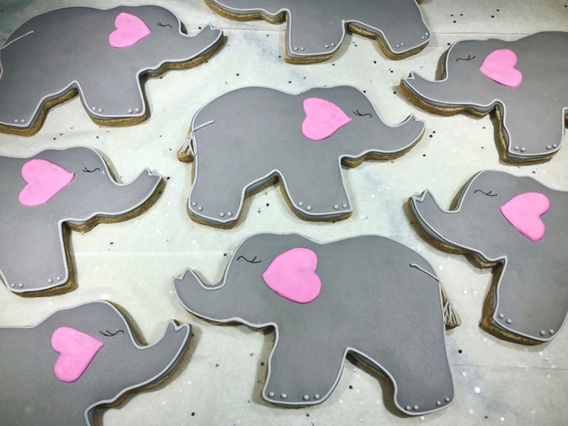 Elephant Cookie Cutter, 5"