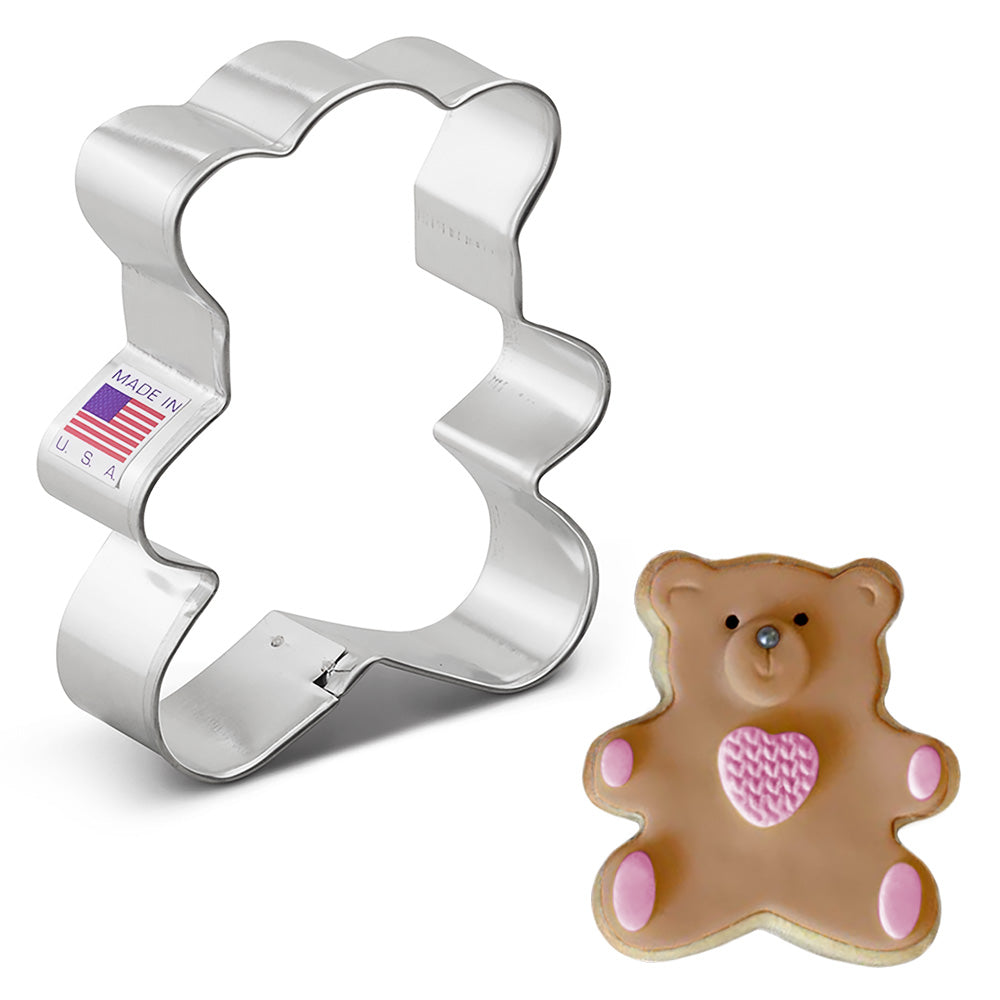 Teddy Bear Cookie Cutter, 3"