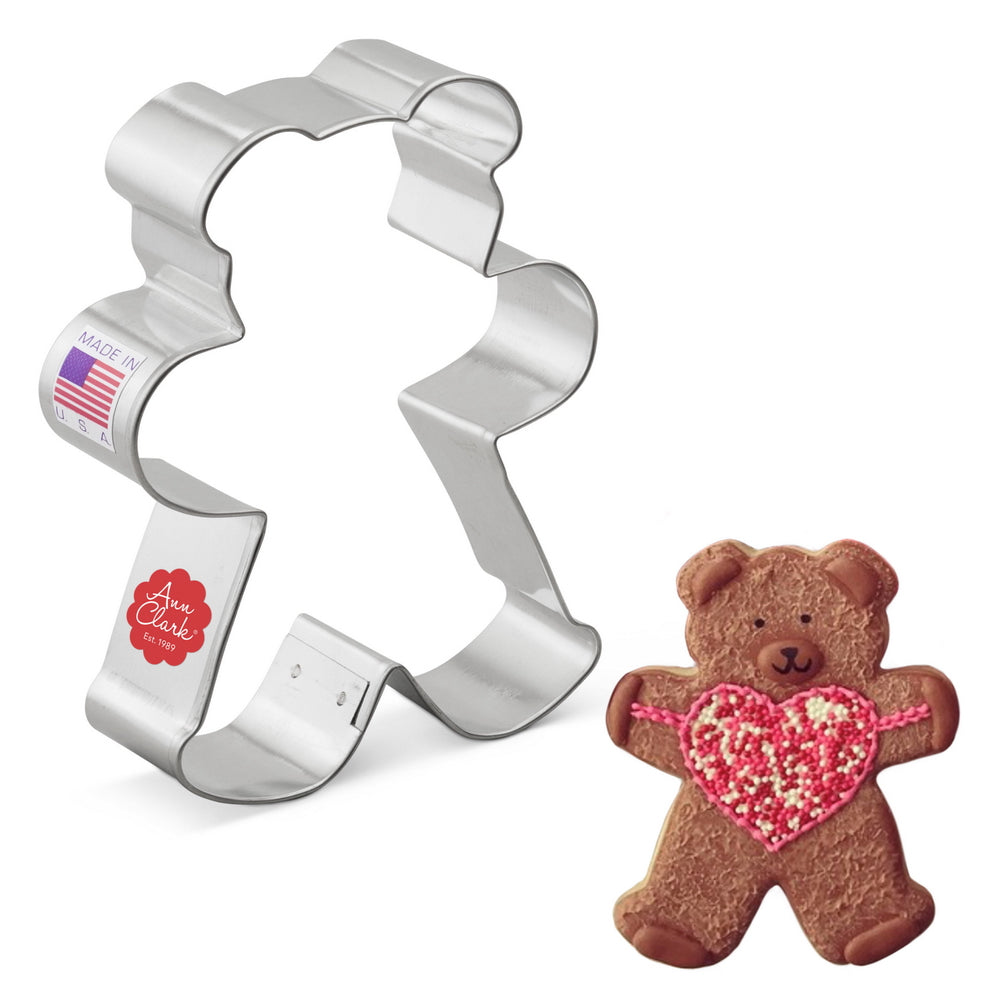 Teddy Bear Cookie Cutter, 4.25"