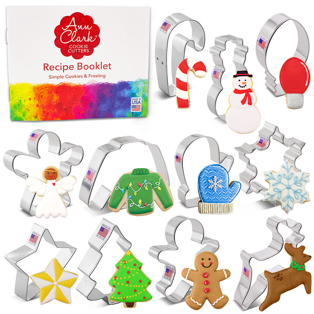 Christmas Cookie Cutters 11 pc Set