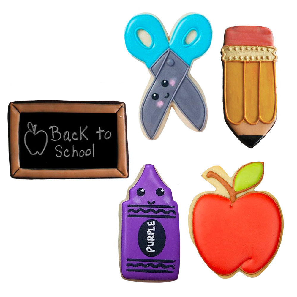 Back to School Cookie Cutter 5 pc set