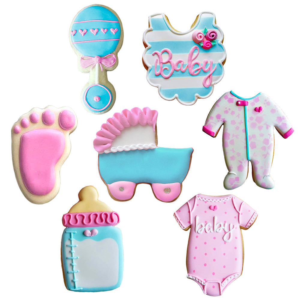 Baby Shower Cookie Cutter 7 pc Set