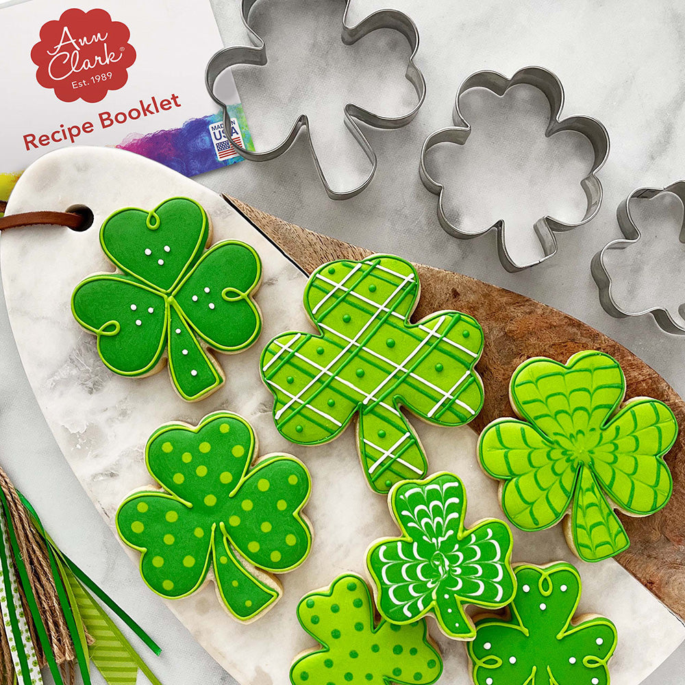 Shamrock Cookie Cutter 3 pc Set