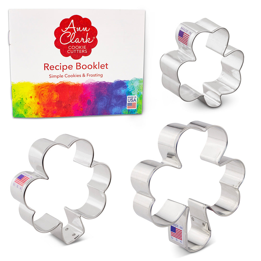 Shamrock Cookie Cutter 3 pc Set