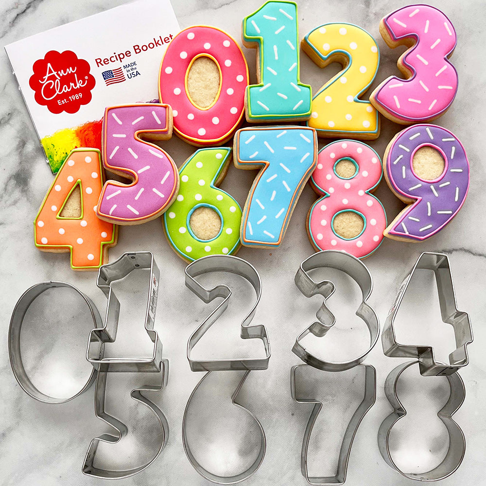 Numbers 9-Piece Cookie Cutter Set