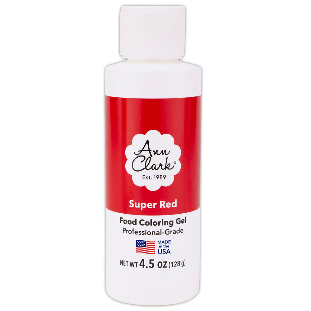 Ann Clark Super Red Food Coloring Gel, Large 4.5 oz. Bottle