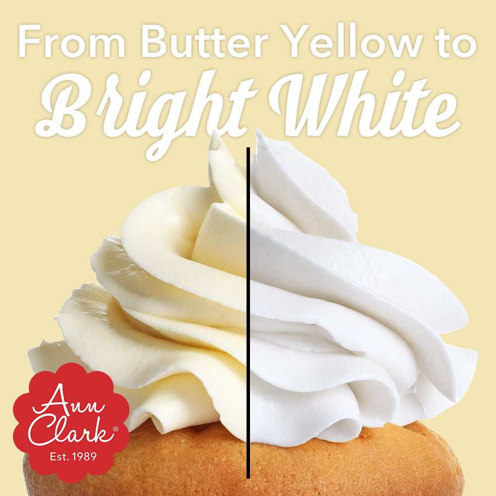Ann Clark Bright White Food Coloring Gel Large 4.5 oz Bottle