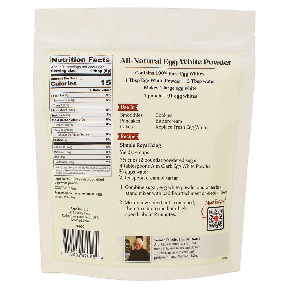 Ann Clark All Natural 100% Egg White Powder, 1 lb