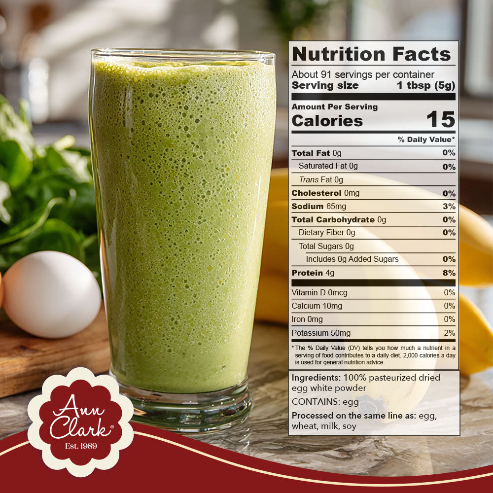 Ann Clark All Natural 100% Egg White Powder, 1 lb