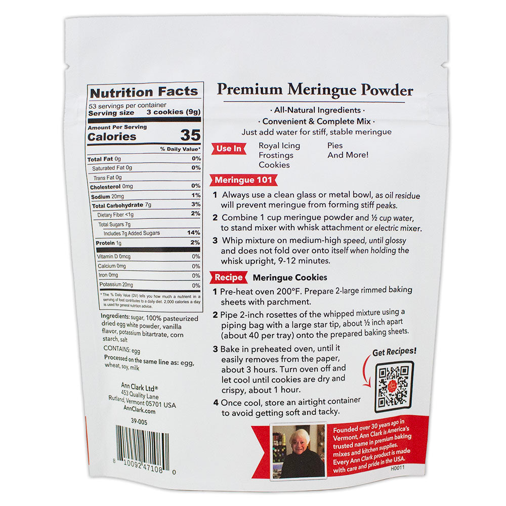 Ann Clark Premium Meringue Powder,  1 lb