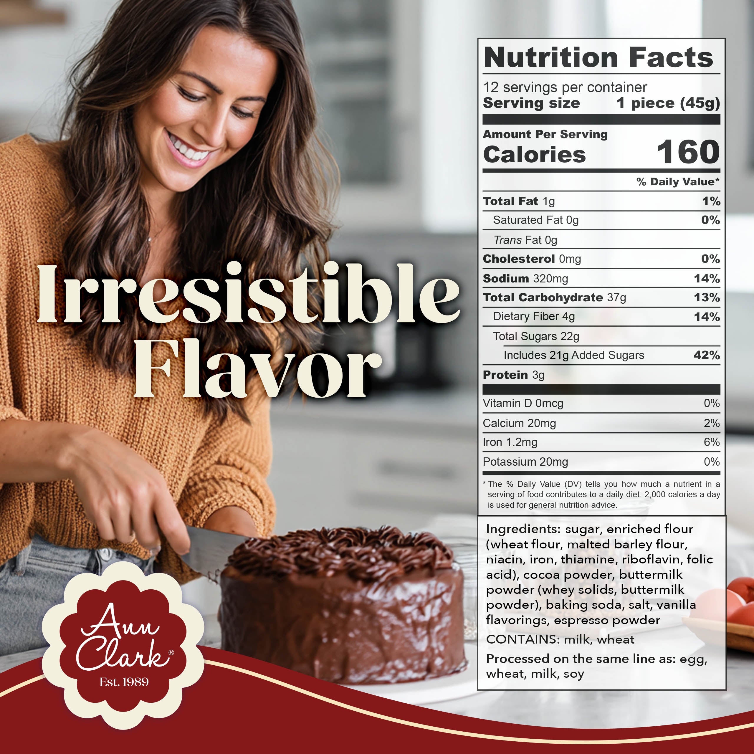 Ann Clark Gourmet Chocolate Cake Mix