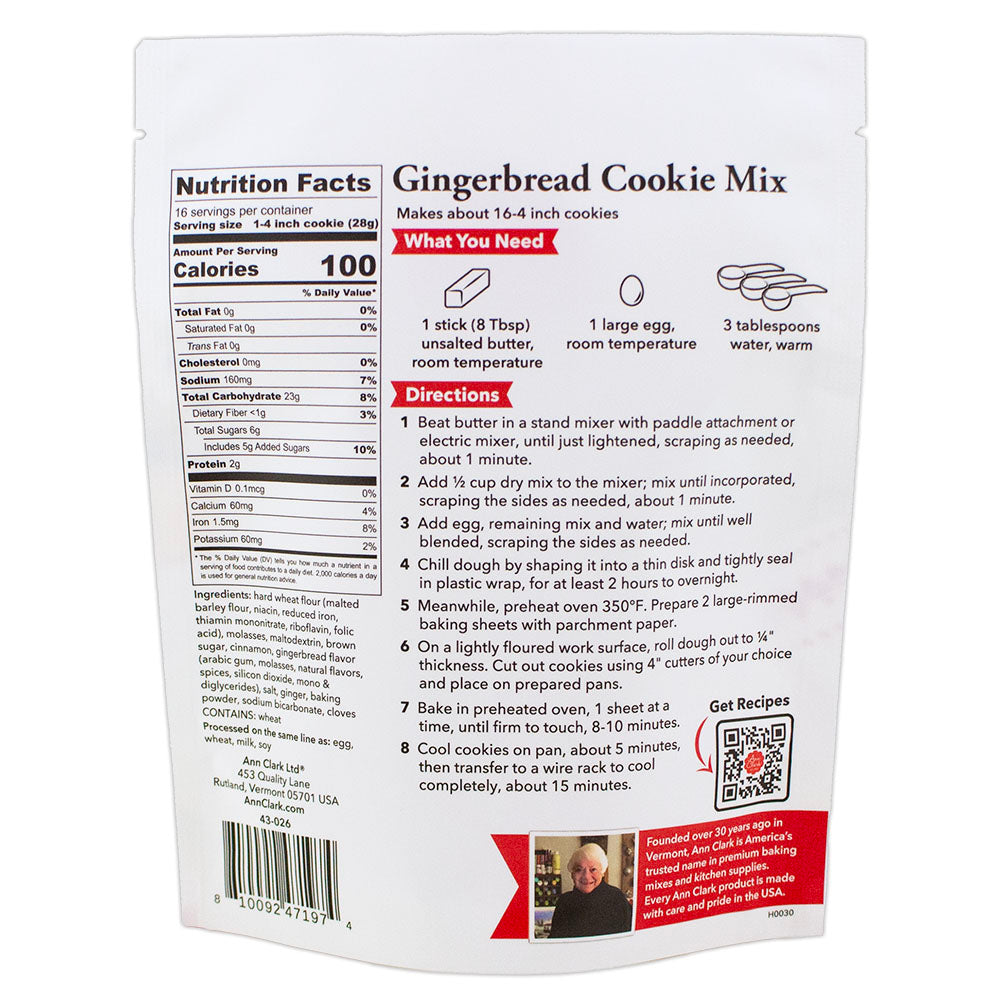 Ann Clark Premium Gingerbread Cookie Mix