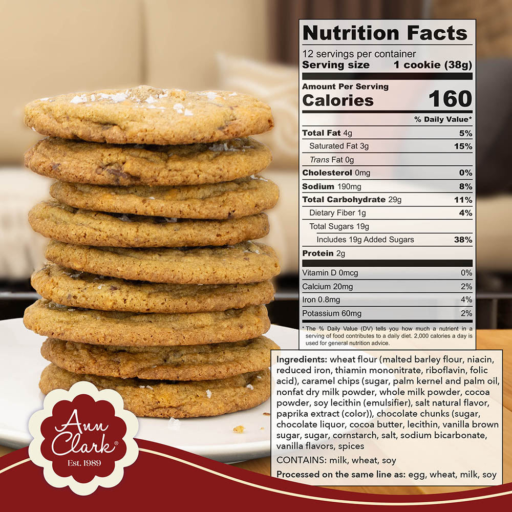 Ann Clark Premium Salted Caramel Chocolate Chip Cookie Mix