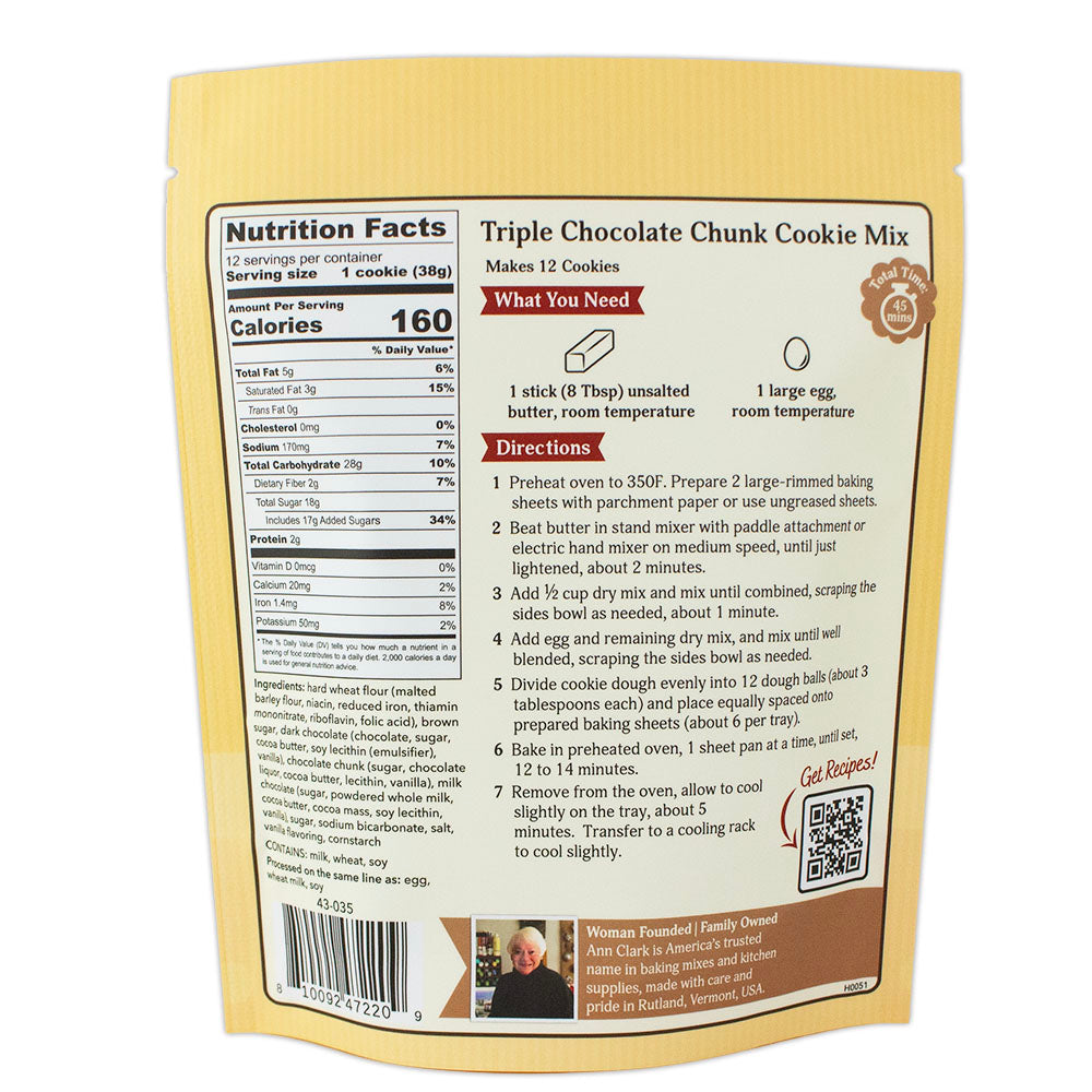 Ann Clark Triple Chocolate Cookie Mix
