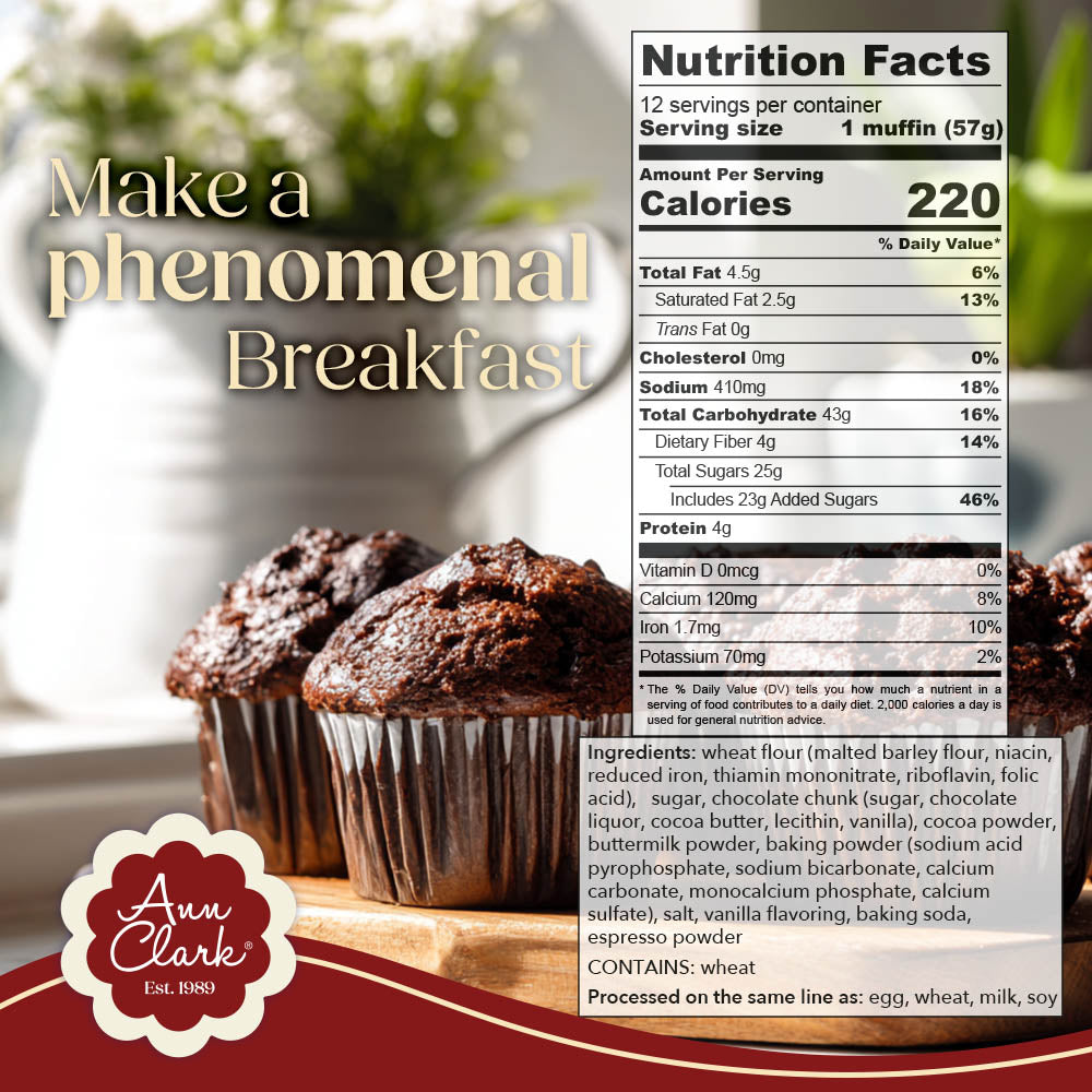 Ann Clark Chocolate Chunk Muffin Mix