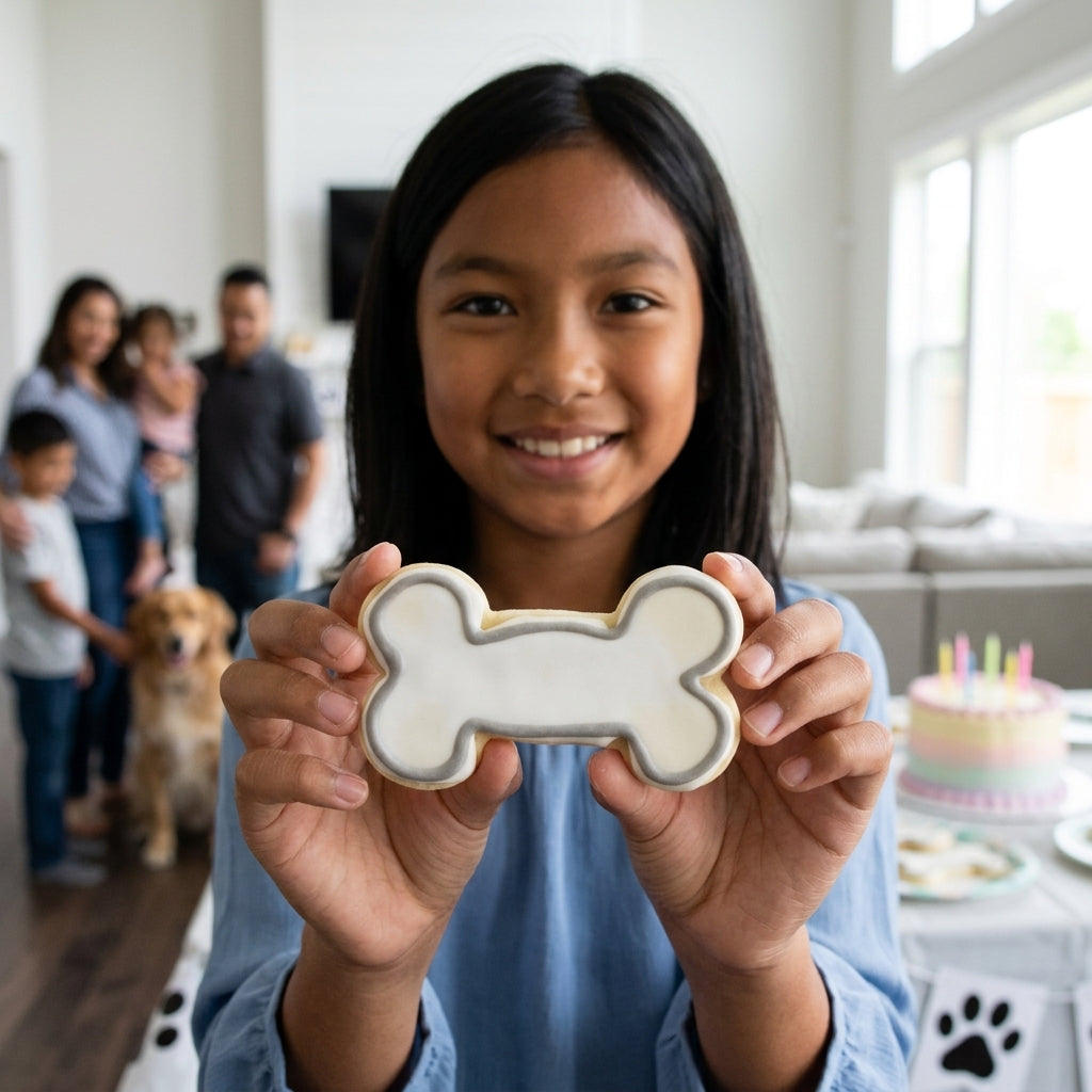 Dog Bone Cookie Cutter, 3 1/2"