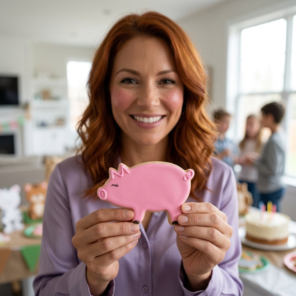 Pig Cookie Cutter, 3.75"