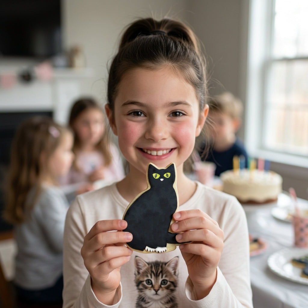 Cat w/ Tail Cookie Cutter