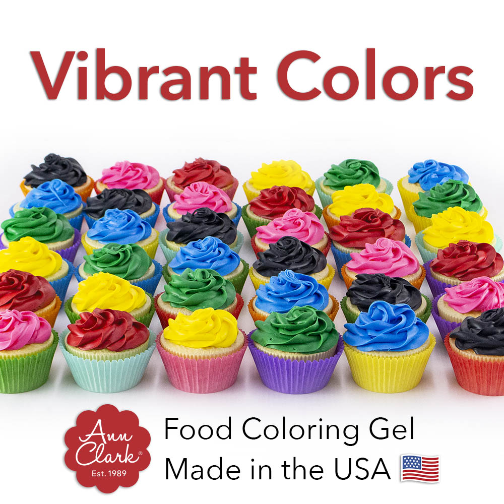 Ann Clark Food Coloring Gel 6-Color Set