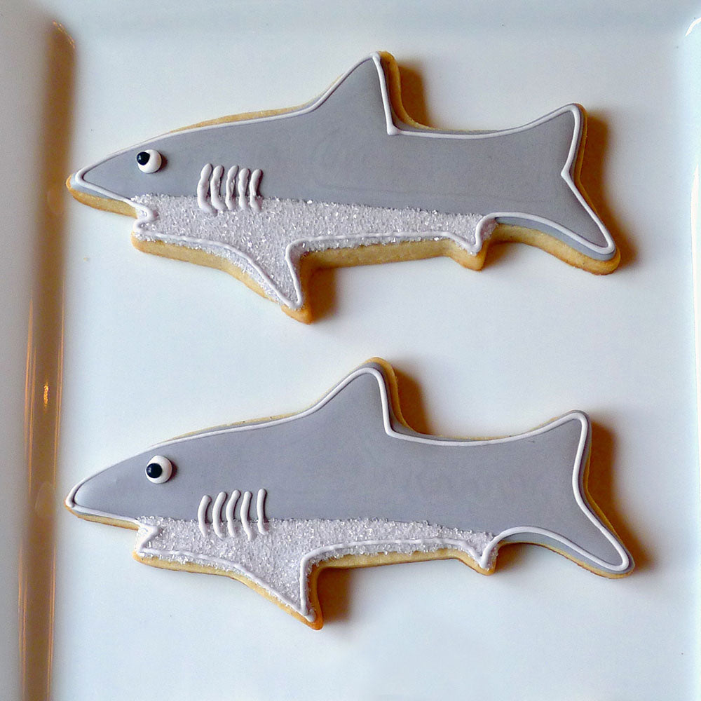 Tiger Shark Copper Cookie Cutter - Handcrafted Heavyweight Solid Copper, 5.75 X 2.25 Inches